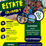 Iscrizioni aperte al nostro camp 2025, Estate Colverde 9!!!!!!
